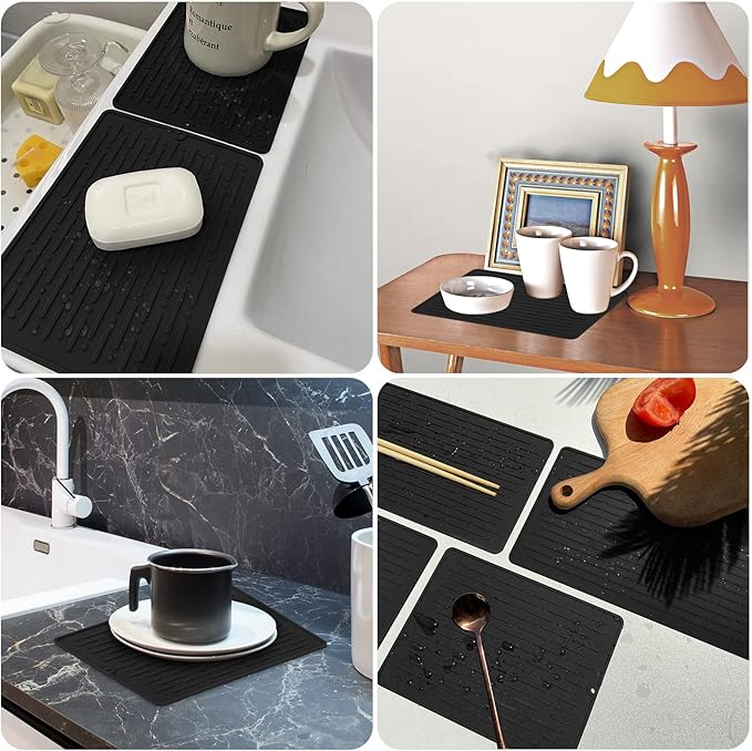 Dish Drying Mats, Heat-resistant Silicone Mat - Image 6