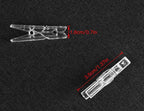 iKammo 50PCS Plastic Clothespins Mini Clear Clips Photo Clips Photo Paper Peg - Image 4
