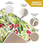 Watercolor Christmas Dish Drying Mat 16 x 18 Inch - Image 4