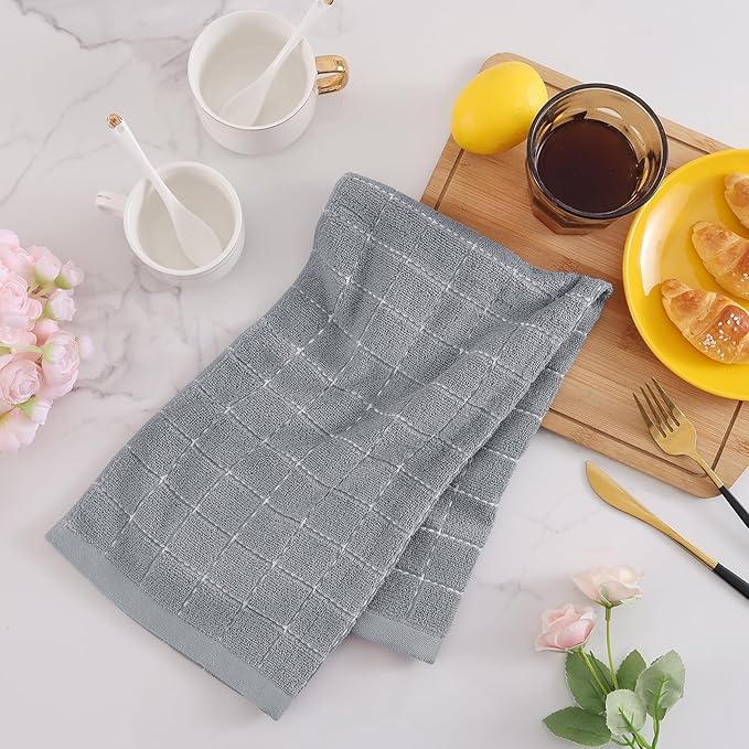 Mordimy 100% Cotton Terry Cloth Kitchen Towels, Super Soft and Absorbent Dish - Image 7