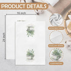 Sage Green Eucalyptus Hand Towels - Image 7