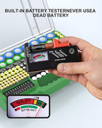 Battery Organizer Storage Holder Box Case - Image 5