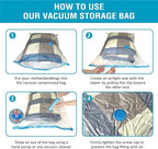 Cozy Essential Vacuum Storage Bags, Compression Space Saver Bags - Image 7