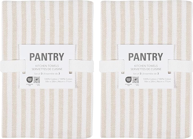 KAF Home Premium Kitchen Towels, Large 100% Cotton, Flat & Terry Absorbent Dish - Image 2