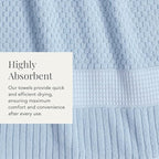 NY Loft 100% Cotton Towel Set 6 Piece | Super Soft & Absorbent Quick-Dry 2 Bath - Image 7