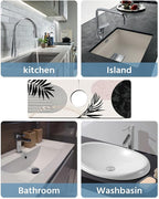 Patterned Sink Faucet Mat Kitchen Splash Guard Super Absorbent Drying Mat - Image 6