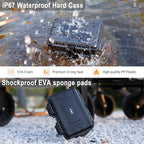 24 Slots CR2 CR123 CR123A Lithium Battery Organizer Case, IP67 Waterproof Hard - Image 4