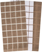 Ritz Terry Check Kitchen Towels: Highly Absorbent & Super Soft, Durable Kitchen - Image 2