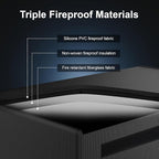 12V 100Ah LiFePO4 Lithium Battery Fireproof Safe Bag, Large Capacity - Image 5