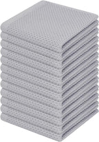 Homaxy 100% Cotton Waffle Weave Kitchen Dish Cloths, Ultra Soft Absorbent Quick by Homaxy
