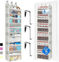 over the door organizer, Solid Bamboo Board 6-Tier Heavy Duty 75LB, 12 Side by Zebricolo