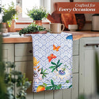 Maison d' Hermine Kitchen Towels Set of 3 100% Cotton 27.50" x 20" Reusable - Image 5