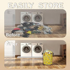 Collapsible Laundry Basket, Cute Cartoon Animal Hampers - Image 7
