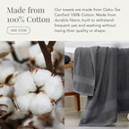 NY Loft 100% Cotton Hand Towel 6 Pack | Super Soft & Absorbent Quick-Dry Hand - Image 4