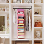 YOUDENOVA 6-Shelf Weekly Hanging Closet Organizer, Weekly Clothes Organizers - Image 2
