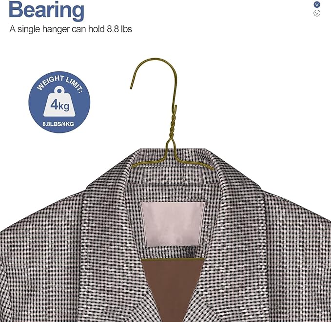 SPECILITE Wire Hangers 250 Pack, Metal Wire Clothes Hanger Bulk - Image 3