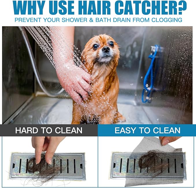 1 Pack 4 Inch x 33 ft Linear Shower Drain Hair Catcher Screen Disposable - Image 5