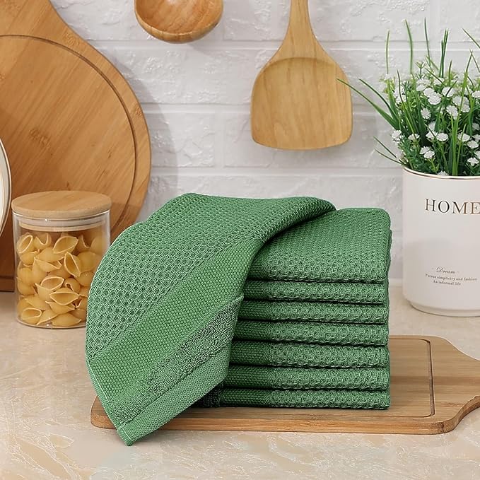 Homaxy 100% Cotton Dish Cloths, 8 Pack - Image 7