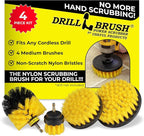 Nylon Drill Brush Attachment Set by Drillbrush