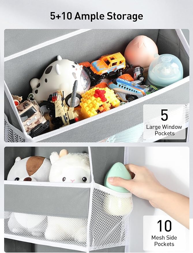Yecaye 2 Pc Over The Door Organizer - Image 3