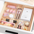 Vtopmart 44 PCS Clear Plastic Drawer Organizers Set, 4-Size Versatile Bathroom - Image 3