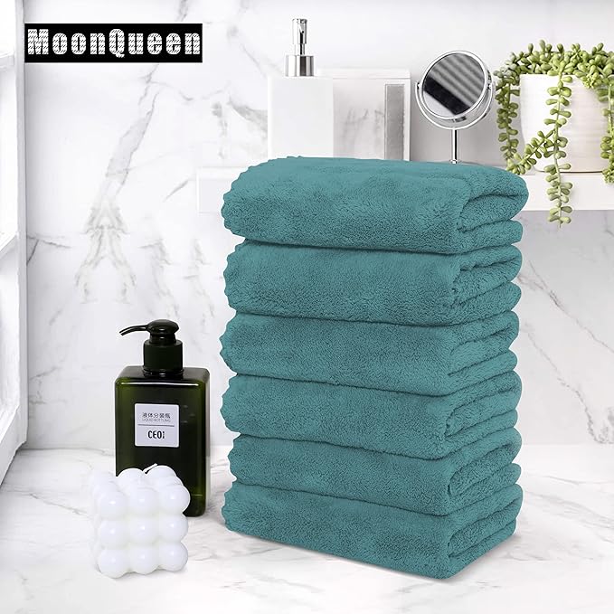 MOONQUEEN 6 Pack Premium Hand Towels - Image 5