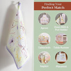 Maison d' Hermine Kitchen Towels Set of 3 100% Cotton 27.50" x 20" Reusable - Image 5