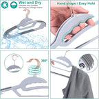 50-Pack Slim S-Shaped Plastic Hangers - Image 4