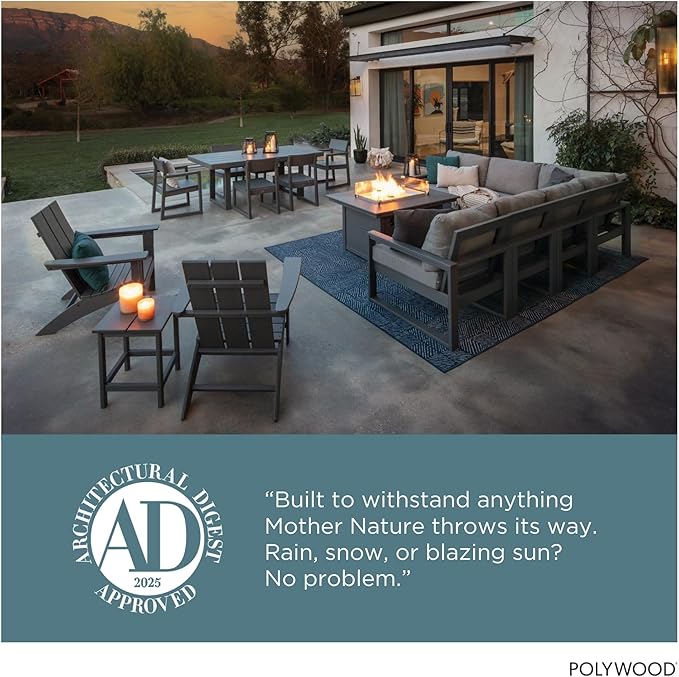 POLYWOOD Presidential Rocking Chair in Black - Image 8