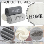 3 Pcs Farmhouse Decorative Hand Towels - Image 3