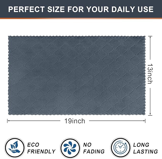 Homaxy 12 Pack Dish Towels for Kitchen, Super Soft and Absorbent Coral Velvet - Image 5