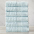 NY Loft 100% Cotton Hand Towel 6 Pack Hand Towel Set | Super Soft & Absorbent - Image 9