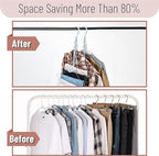 Mr. Pen- Space Saving Hangers for Clothes, Pastel Colors, Plastic Multi Clothes - Image 6