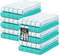 Homaxy Premium Cotton Kitchen Towels 16"x 28", Large Natural Ring Spun 390 GSM by Homaxy