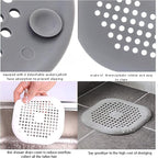 2 Pieces Shower Drain Hair Catcher Bathtub Stopper, Home Protectors - Image 5