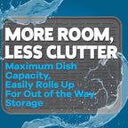 XXL Silicone Dish Drying Mat for Kitchen Counter or Under Sink, Waterproof Pet - Image 8
