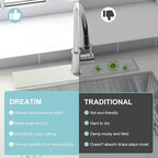 Faucet Mat for Kitchen Sink, Diatomite Fast Drying Stone Sink Tray, Super - Image 6