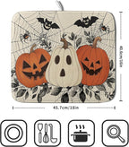 Halloween Pumpkin Dish Drying Mat - Image 2