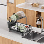 Runnatal 2-Tier Dish Drying Rack, Large Dish Rack - Image 8