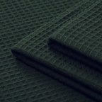 Encasa XO Kitchen Dish Towels Set | Dark Green | Waffle Weave and Flat Hand Tea - Image 8