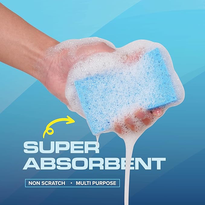 SCRUBIT 48 Pack Kitchen Sponges - Image 3