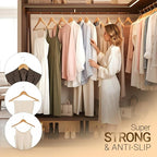 Utopia Home Premium Wooden Hangers 50 Pack - Image 7