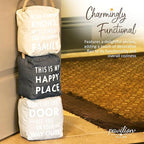 Pavilion "This Is My Happy Place" Canvas Door Stopper - Image 4