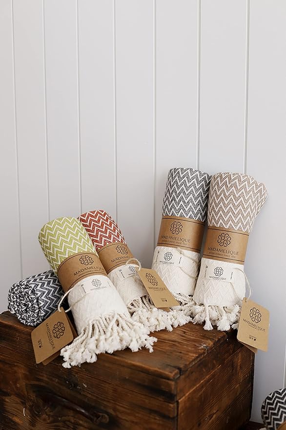 Madamelique Exclusive Hand Towels Set of 2-18 x 40 Inches - Image 8