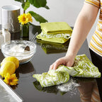 DII Cleaning Collection Multi-Purpose Microfiber, Avocado Floral, Dishtowel Set - Image 5