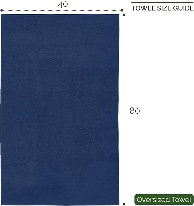 Elegant Comfort Three Line Popcorn Extra Large Luxury Bath Towel - Image 4