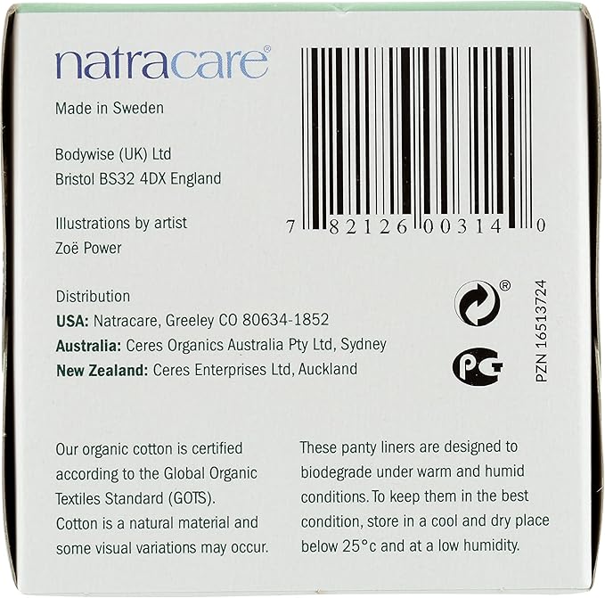 Natracare Natural Organic Panty Liners, Made - Image 8