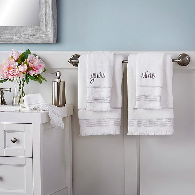 SKL Home Yours & Mine Hand Towel Set - Image 4