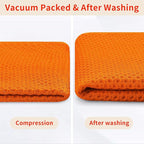 Homaxy 100% Cotton Waffle Weave Kitchen Dish Towels, Ultra Soft Absorbent Quick - Image 7