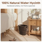 StorageWorks 4.5 Gallon Slim Bathroom Trash Can - Image 4